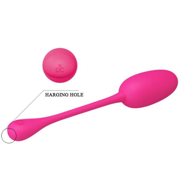 PRETTY LOVE - KNUCKER PINK RECHARGEABLE VIBRATING EGG 7